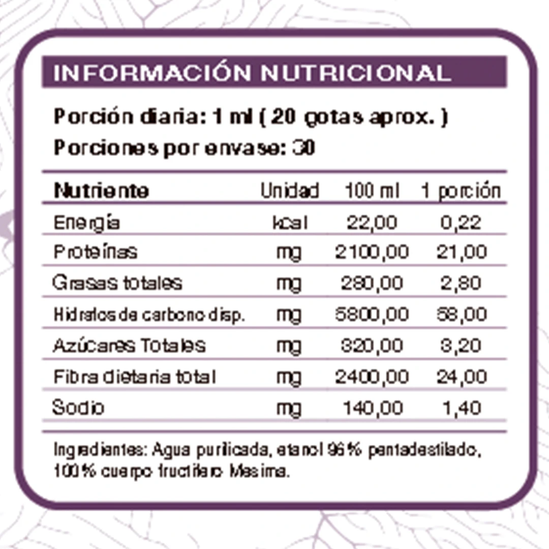 Hongo Mesima<br><span style="font-size:14px">30 ml | Sublingual - Gotas</span><br><span style="font-size:12px">Triple Extracción - Concentración 3:1</span> - Imagen 2